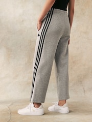 adidas Grey Sportswear Future Icons 3-Stripes Open Hem Joggers - Image 5 of 7