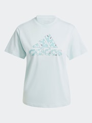 adidas Green Animal Print 100% Cotton T-Shirt - Image 7 of 7
