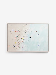 Blue Beach Day Waves Artist Landscape Wall Art - Image 5 of 6