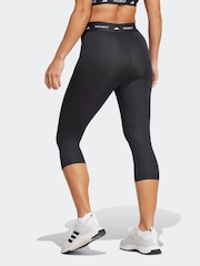 adidas Black Tech Fit Capri Tights - Image 2 of 8