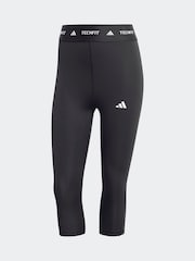 adidas Black Tech Fit Capri Tights - Image 8 of 8