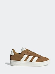 adidas Bright Brown Grand Court Alpha 00's Trainers - Image 2 of 10