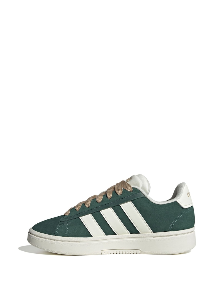 adidas Green Grand Court Alpha 00's Trainers - Image 6 of 12