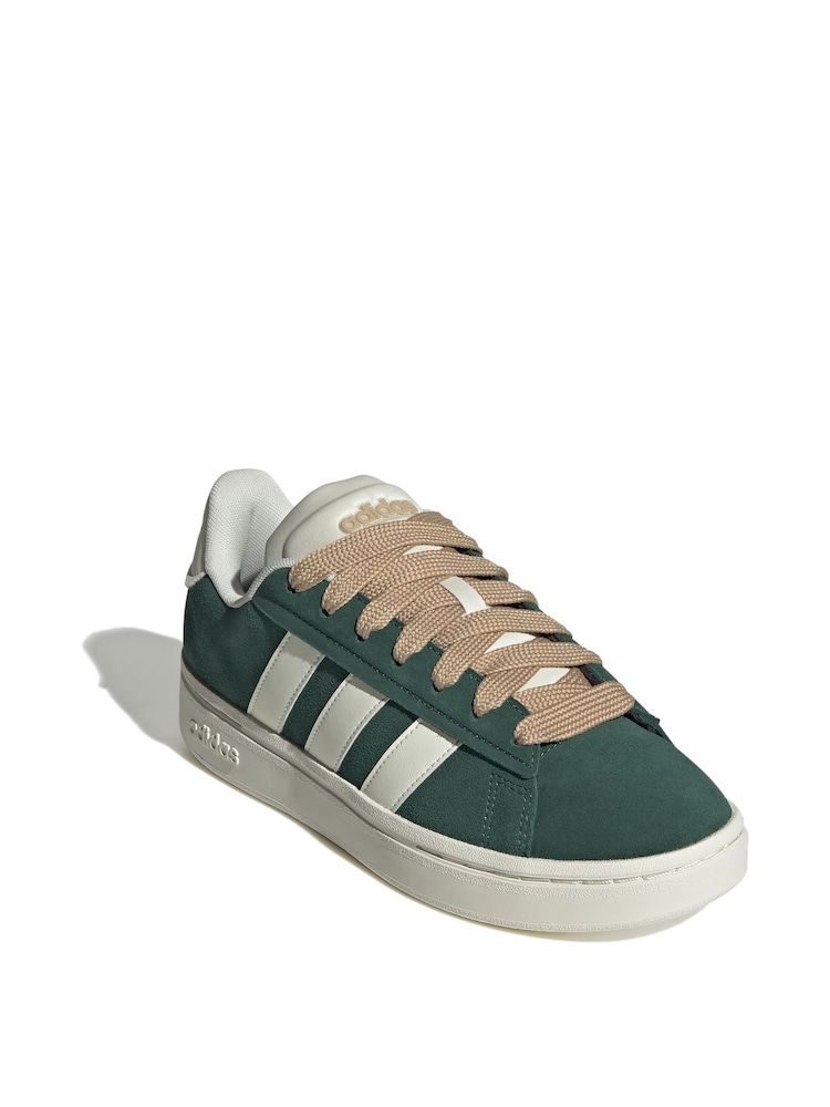 adidas Green Grand Court Alpha 00's Trainers - Image 7 of 12