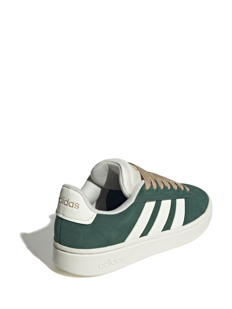 adidas Green Grand Court Alpha 00's Trainers - Image 8 of 12