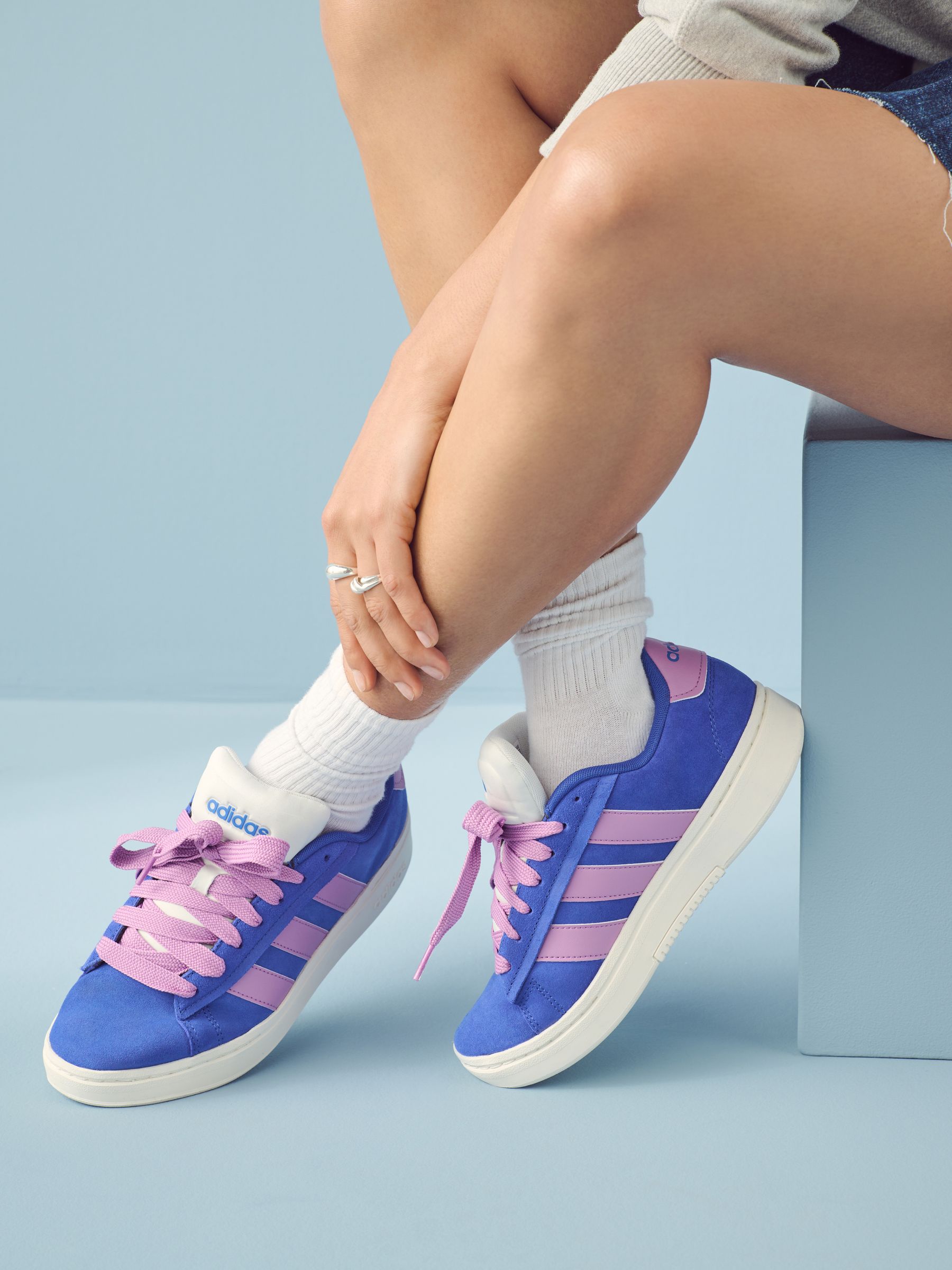 Buy adidas Blue Grand Court Alpha 00 s Trainers from Next Bahrain