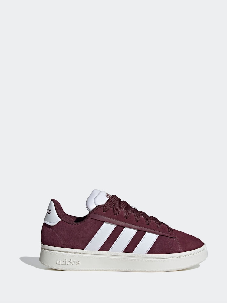 adidas Red Grand Court Alpha 00's Trainers - Image 1 of 9