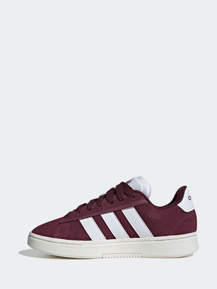 adidas Red Grand Court Alpha 00's Trainers - Image 2 of 9