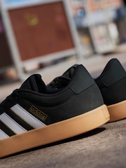 adidas Black/Gum VL Court Trainers - Image 11 of 19