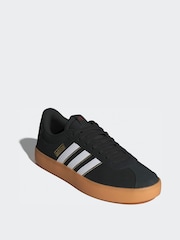adidas Black/Gum VL Court Trainers - Image 13 of 19