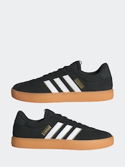 adidas Black/Gum VL Court Trainers - Image 16 of 19