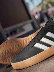adidas Black/Gum VL Court Trainers - Image 4 of 19