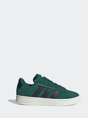 adidas Grey Grand Court Alpha 00's Trainers - Image 1 of 1