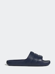 adidas Black/chrome Adilette Flow Slides - Image 1 of 11
