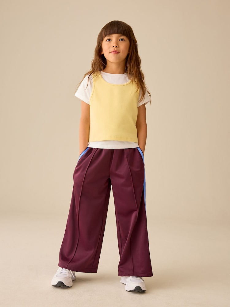 Yellow Short Sleeve Double Layer T-Shirt (3-16yrs) - Image 2 of 4 Yellow Short Sleeve Double Layer T-Shirt (3-16yrs) - Image 2 of 4