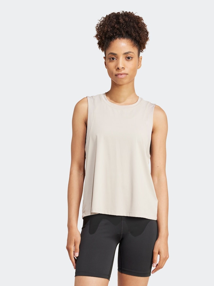 adidas Brown Studio Vest - Image 1 of 7