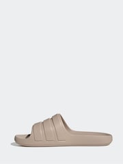 adidas Brown Adilette Flow Sandals - Image 2 of 8