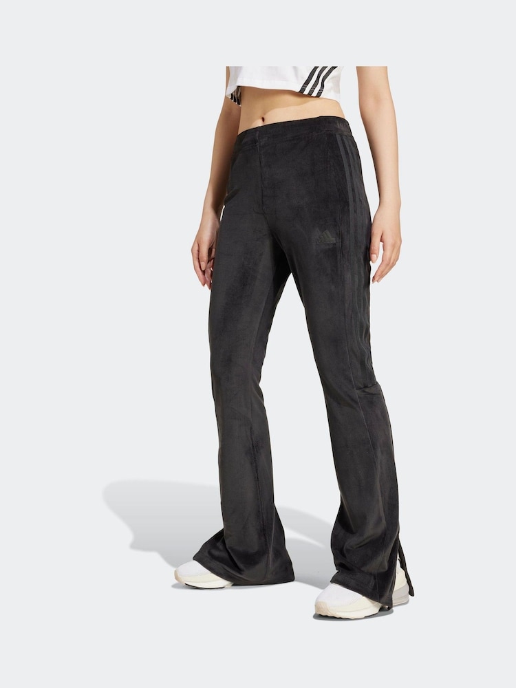 adidas Black adidas Tiro Velvet Flare Leggings - Image 1 of 6