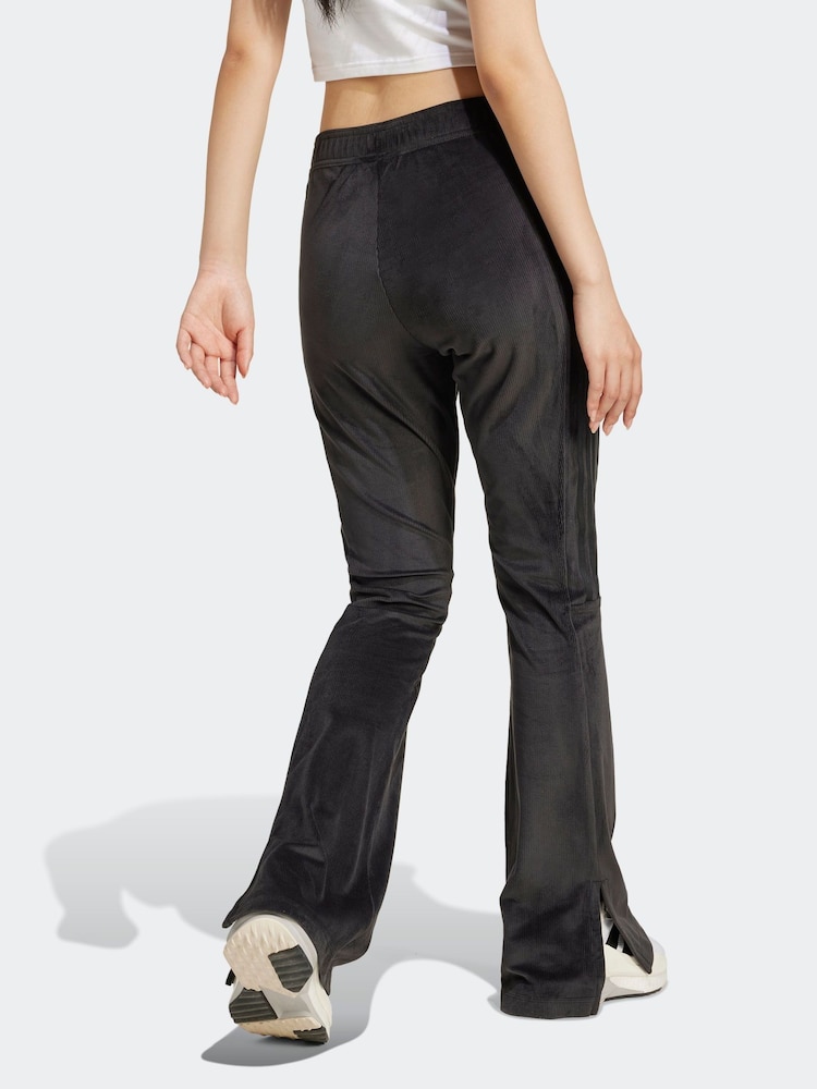 adidas Black adidas Tiro Velvet Flare Leggings - Image 2 of 6