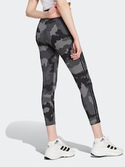 adidas Camo Camo 3 Stripe Leggings - Image 2 of 6