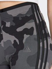 adidas Camo Camo 3 Stripe Leggings - Image 4 of 6