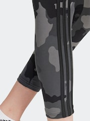 adidas Camo Camo 3 Stripe Leggings - Image 5 of 6