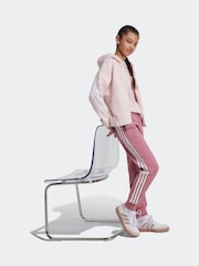 adidas Pink Future Icons 3-Stripes Full-Zip Hoodie - Image 3 of 6