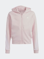 adidas Pink Future Icons 3-Stripes Full-Zip Hoodie - Image 6 of 6