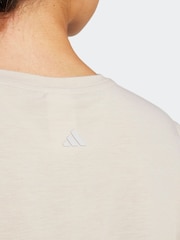 adidas Brown Yoga T-Shirt - Image 6 of 8