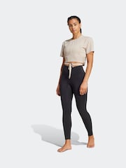 adidas Brown Yoga T-Shirt - Image 7 of 8