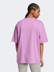 adidas Originals Purple Boyfirend 100% Cotton Essential T-Shirt - Image 2 of 7