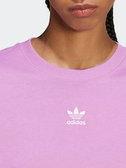 adidas Originals Purple Boyfirend 100% Cotton Essential T-Shirt - Image 5 of 7