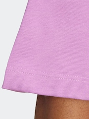 adidas Originals Purple Boyfirend 100% Cotton Essential T-Shirt - Image 6 of 7