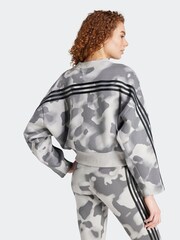 adidas Dark Natural Sportswear Future Icons 3-Stripes Sweatshirt - Image 2 of 5