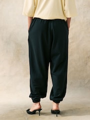 adidas originals Black Original Boyfriend Essential 100% Cotton Joggers - Image 3 of 4