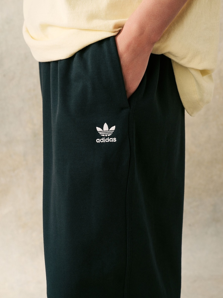 adidas originals Black Original Boyfriend Essential 100% Cotton Joggers - Image 4 of 4