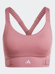 adidas Red FastImpact Luxe Run High-Support Bra - Image 10 of 11