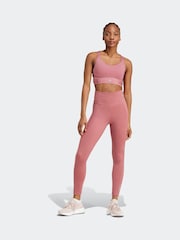 adidas Red FastImpact Luxe Run High-Support Bra - Image 5 of 11