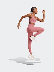 adidas Red FastImpact Luxe Run High-Support Bra - Image 8 of 11