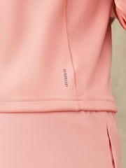 adidas Pink Train Essential 1/4 Zip Sweat Top - Image 5 of 5