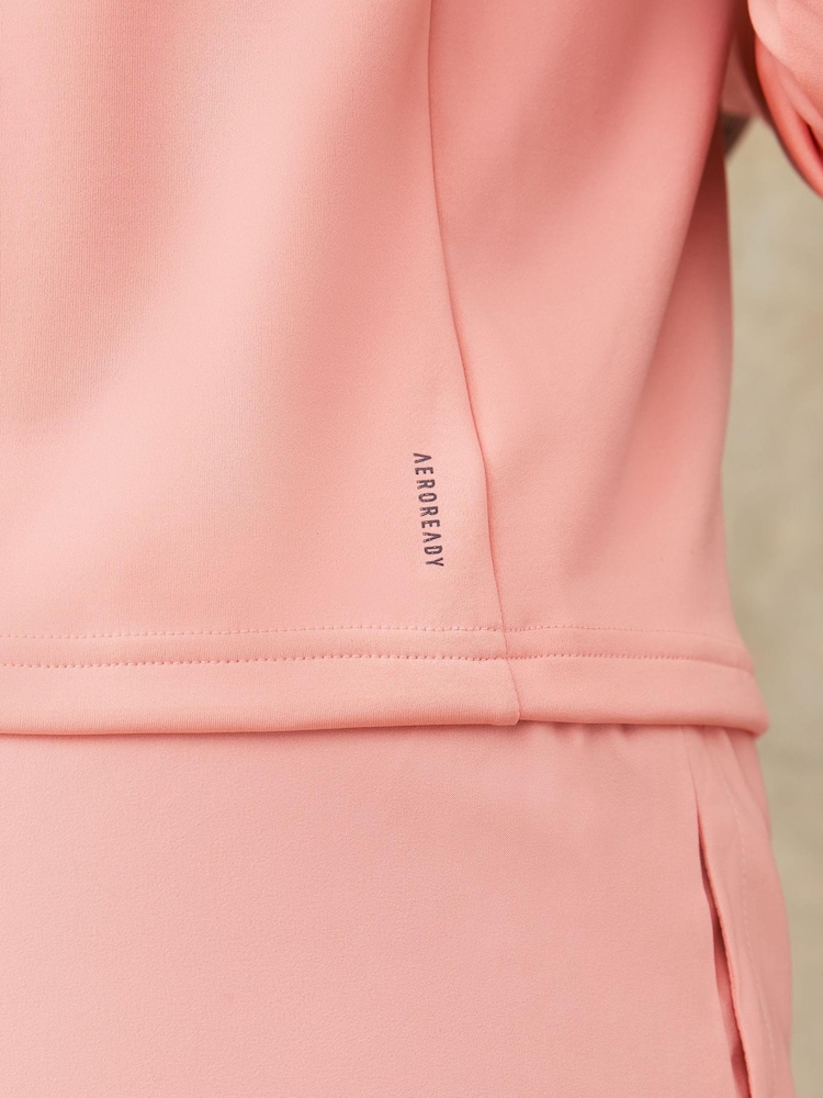 adidas Pink Train Essential 1/4 Zip Sweat Top - Image 5 of 5
