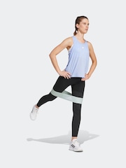 adidas Dark Blue Train Essentials Minimal Branding Racerback Tank Top - Image 4 of 7