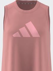 Розовый - Спортивная майка с логотипом adidas Train Essentials - Изображение 6 из 8