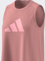 Розовый - Спортивная майка с логотипом adidas Train Essentials - Изображение 7 из 8