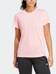 adidas Pink Train Essentials Logo T-Shirt - Image 5 of 7