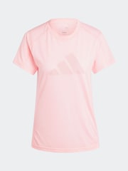 adidas Pink Train Essentials Logo T-Shirt - Image 7 of 7
