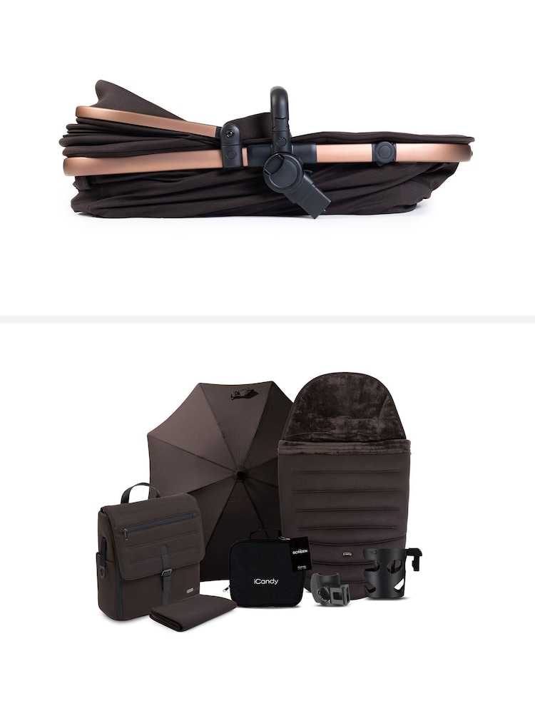 iCandy Pecan Peach 8 Editions Travel System Bundle with Cocoon 360 & Base - Image 4 of 4