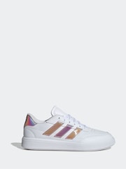 adidas Multi/white adidas Court Block Animal Trainers - Image 1 of 9