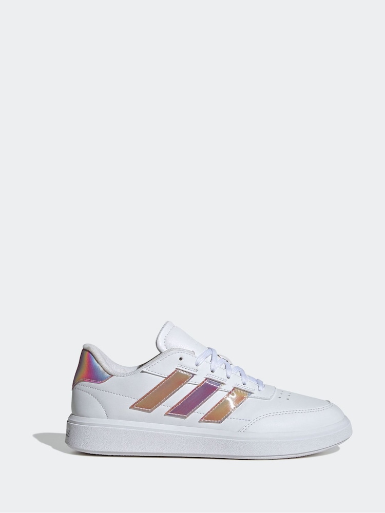 adidas Multi/white adidas Court Block Animal Trainers - Image 1 of 9