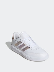 adidas Multi/white adidas Court Block Animal Trainers - Image 3 of 9